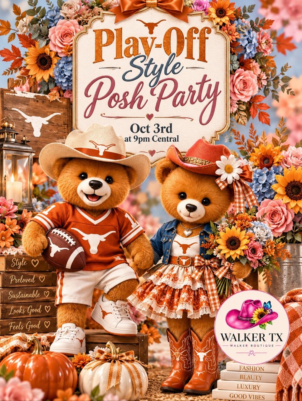 10/3 9pm Central- Hosting "Play-Off Style" Posh Party